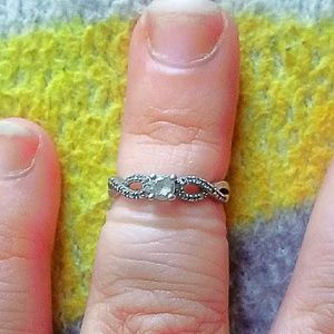 Sterling Silver Diamond Ring From Zales